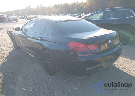 2015 BMW 650I Gran Coupe from USA, damaged, VIN WBA6B2C55FD799392